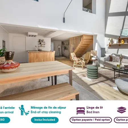 Hébergement de vacances Superbe Maison Pour 8 - 500m De La - Jardin